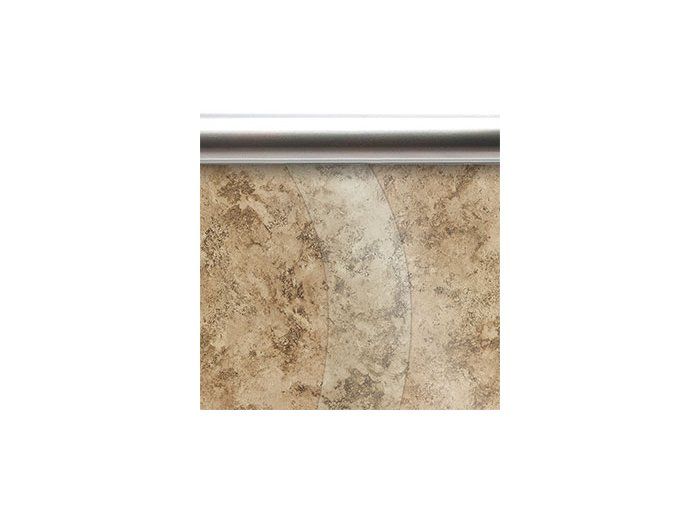Shower Panel Replacement S Curve 30 X 74 1/4 inch Clear Glass, Chrome