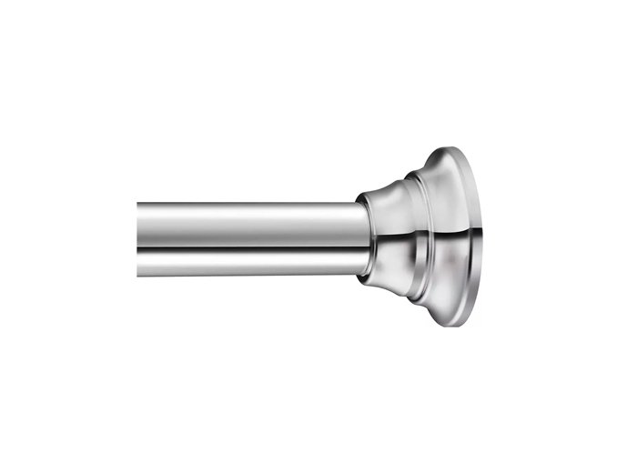 Moen 44-72 inch Adjustable Tension Shower Rod, Polished Chrome