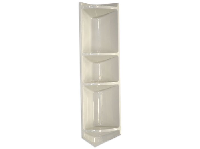 4-Shelf Corner Caddy Gray