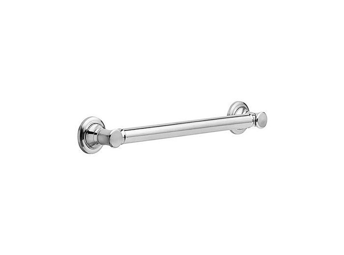 18 Inch Traditional Decorative ADA Grab Bar, Chrome