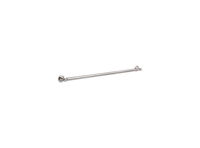 Delta 24 Inch Traditional Decorative ADA Grab Bar, Brushed Nickel