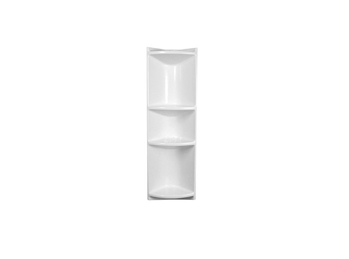 4-Shelf Corner Caddy White
