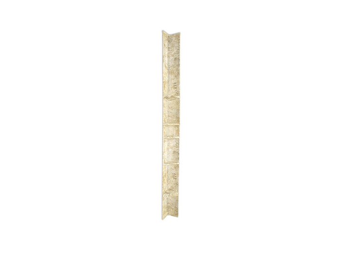 Tower Caddy, 4 Shelf w/Shaving Stand Bianco Travertine