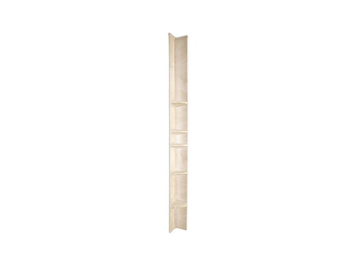 Tower Caddy, 4 Shelf w/Shaving Stand Silver/White Marble