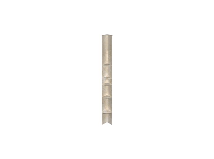 Tower Caddy, 4 Shelf w/Shaving Stand White Travertine