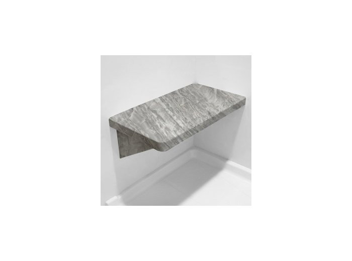 Quartz LH Bench Shower Seat, Bracket & Supertach