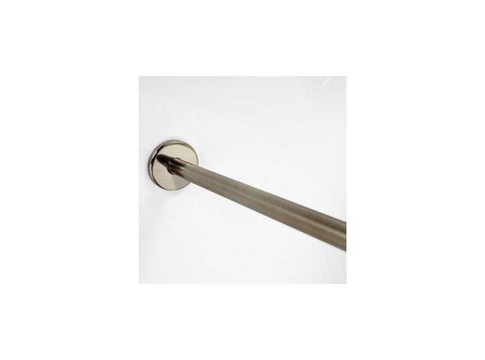 Straight Shower Rod 5 Ft Brushed Nickel