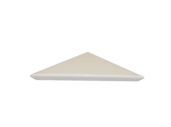 Single Tier Corner Shelf Gray