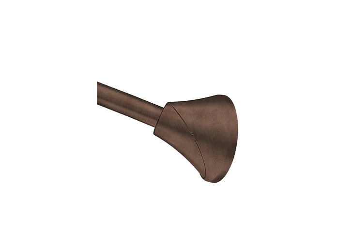 Moen Iso 57-60 inch Adjustable Tension Curved Shower Rod, Oil Rubbed Bronze