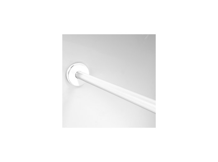 Straight Shower Rod 5 Ft White