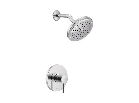 Moen Align Single Handle Single Function Shower Faucet In Chrome (Trim Only)