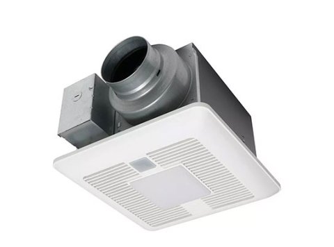 WhisperCeiling DC Ventilation Fan/Light, 50-80-110 CFM with Humidistat Sensor