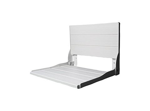 Liquid Accents Composite Seat, White Frame with White Seating