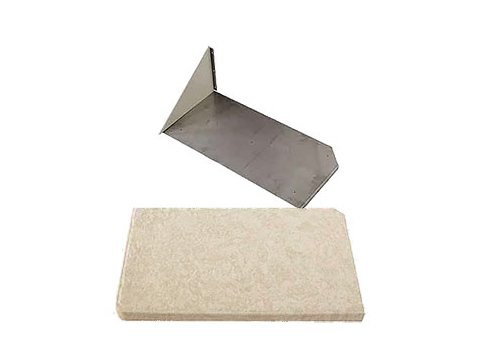 Roman Stone RH Bench Shower Seat, Bracket & Supertach