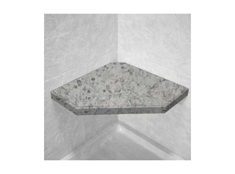 Evo Corner Hexagon Shower Seat, Bracket & Supertach