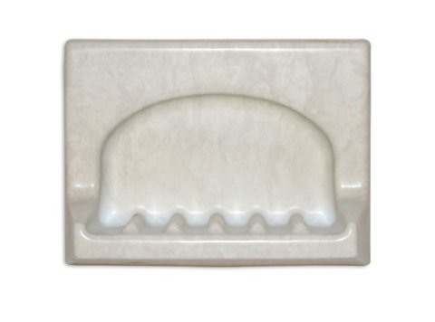 Surface Mount Soap Dish, Roman Stone
