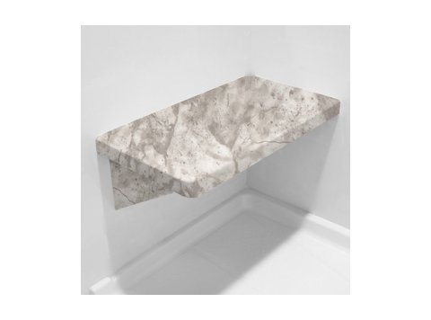 Arctic Ice LH Bench Shower Seat, Bracket & Supertach