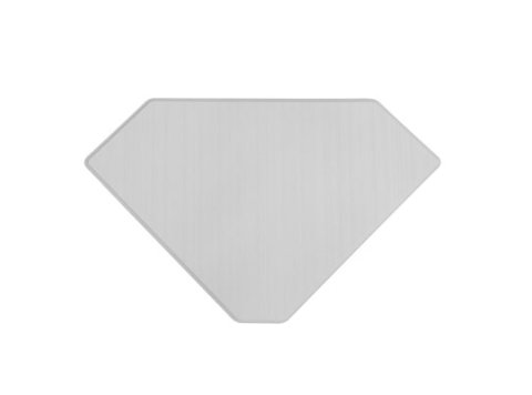 Safety Soft Seating & Flooring Hexagonal Seat, Concrete Gray