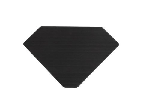 Safety Soft Seating & Flooring Hexagonal Seat, Black