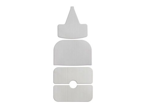 Safety Soft Walk-In Tub Seating and Flooring, Concrete Gray