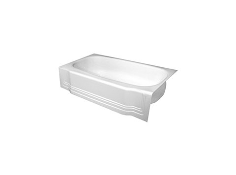 5 ft. Classic White Bathtub Liner