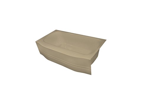 5 ft. Curved Sandbar Bathtub Liner