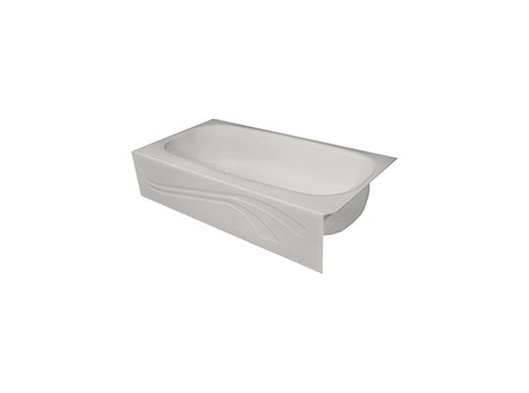 5 ft. Wave Gray Bathtub Liner