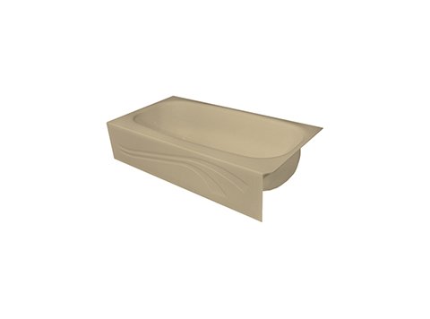 5 ft. Wave Sandbar Bathtub Liner