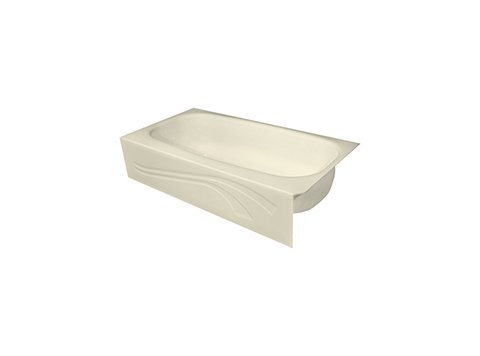 4.5 ft. Wave Biscuit Bathtub Liner