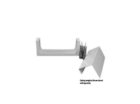 Walk-Thru Kit Small White Max Rail 4-3/4 In (Includes Cap, Epoxy, Non-Slip Strip And Instructions)
