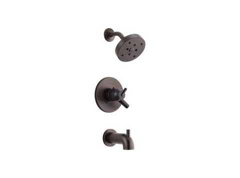 Trinsic Monitor 17 Series H20Kinetic Tub and Shower Trim, Venetian Bronze
