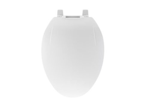 Proflo Elongated Bowl Toilet Seat, Slow Close, White
