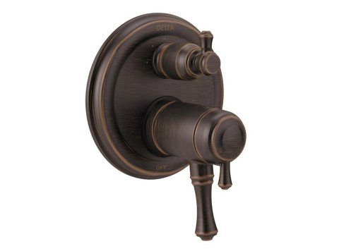 Delta Cassidy 7 In. Valve Trim W/ 3-Setting Integrated Diverter In Venetian Bronze (Trim Only)