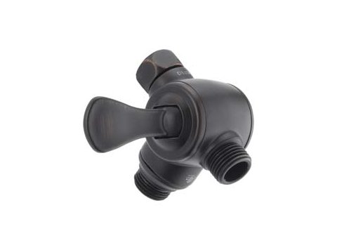 Universal Showering - 3-Way Shower Arm Diverter For Hand Shower, Venetian Bronze