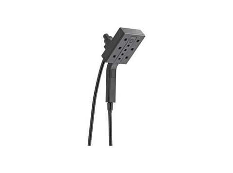 Universal Showering - H2Okinetic In2Ition 4-Setting Two-In-One Shower, Matte Black