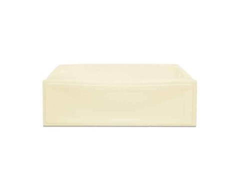 Contour Whirlpool Bathtub 60 x 32x 19, Left-Hand Drain, Almond