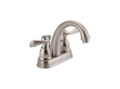 Windemere - Two Handle Centerset Lavatory Faucet, Brilliance Stainless