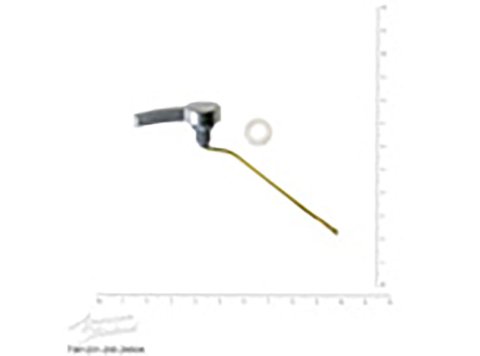 Trip Lev Assy Pro Lh, Satin Nickel (For Use With As Cadet Pro Toilets.)