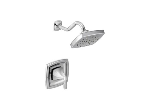 Moen Voss Single Handle Single Function Shower Faucet in Chrome (Trim Only) - Use Valve MU140CIS