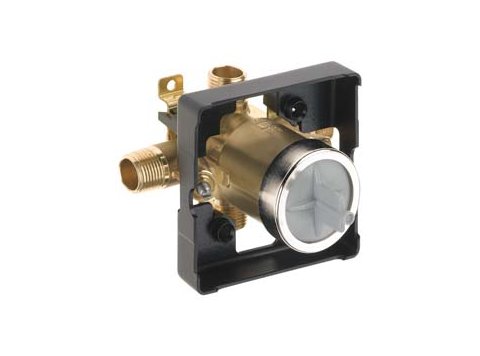 Delta Multichoice Universal Tub / Shower Rough - Universal Inlets / Outlets w/Shut-Offs