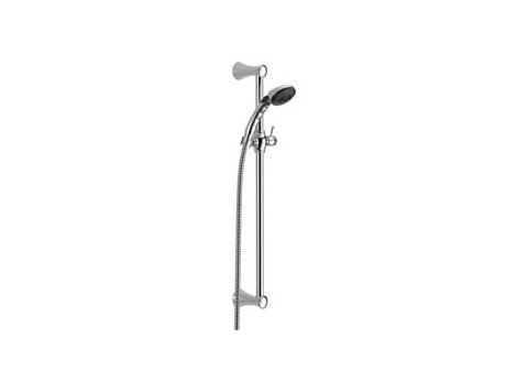 Universal Showering - Fundamentals 2-Setting Slide Bar Hand Shower, Chrome