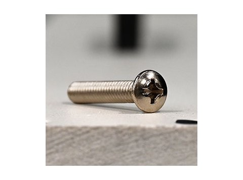 Crossbar Screw Brushed Nickel