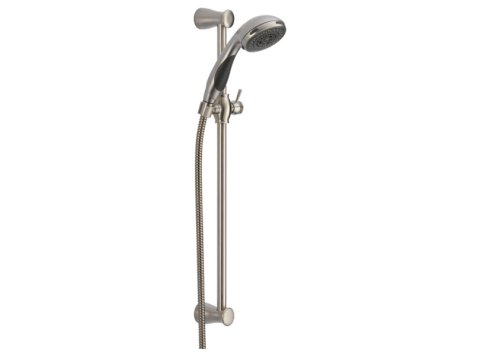 Premium 3-Setting Slide Bar Hand Shower, Brushed Nickel