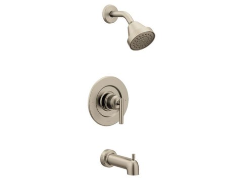 Moen Gibson Tub/Shower Trim 1.75 gpm Single Handle, Brushed Nickel