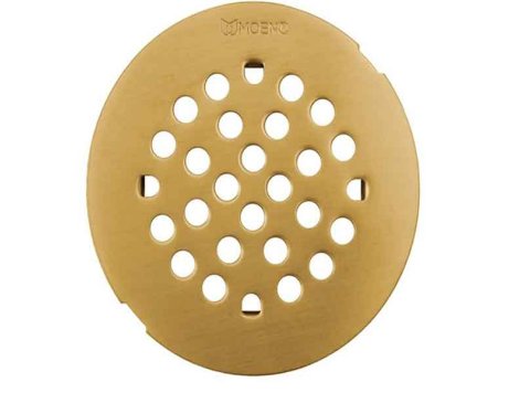 4 In Flat Drain Cover Plate Brushed Gold