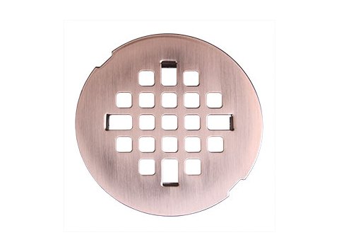 4 In Flat Drain Cover Plate Brushed Nickel