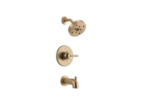 Trinsic - Monitor 14 Series H2Okinetic Tub & Shower Trim, Champagne Bronze