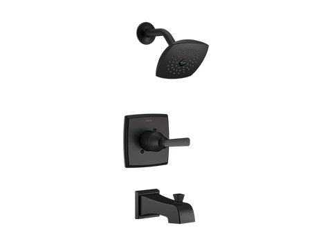 Ashlyn - Monitor 14 Series Tub & Shower Trim, Matte Black