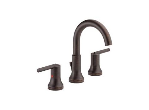 Trinsic - Two Handle Widespread Lavatory Faucet, Oil Rubbed Bronze