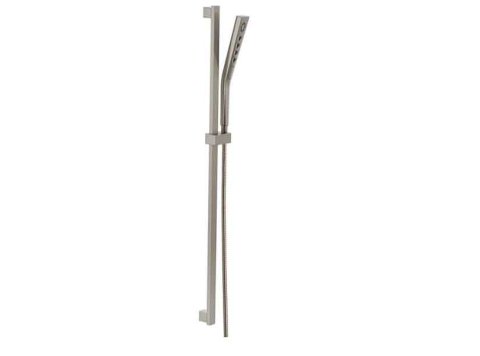 Delta H20Kinetic Hand Held Shower, 1.75 Gpm W/Slide Bar 4S & 82 In. Hose, Stainless Steel